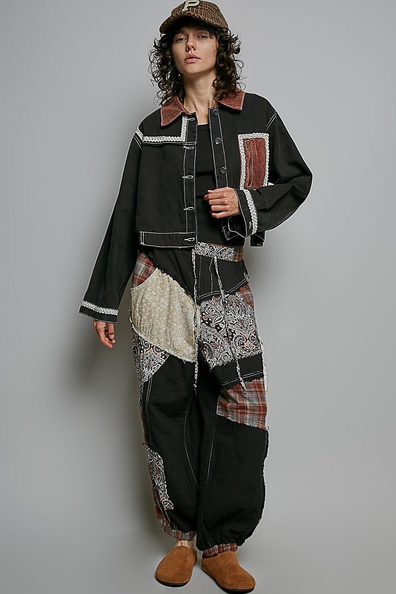 The Muse Contrast Denim Jacket - Westly