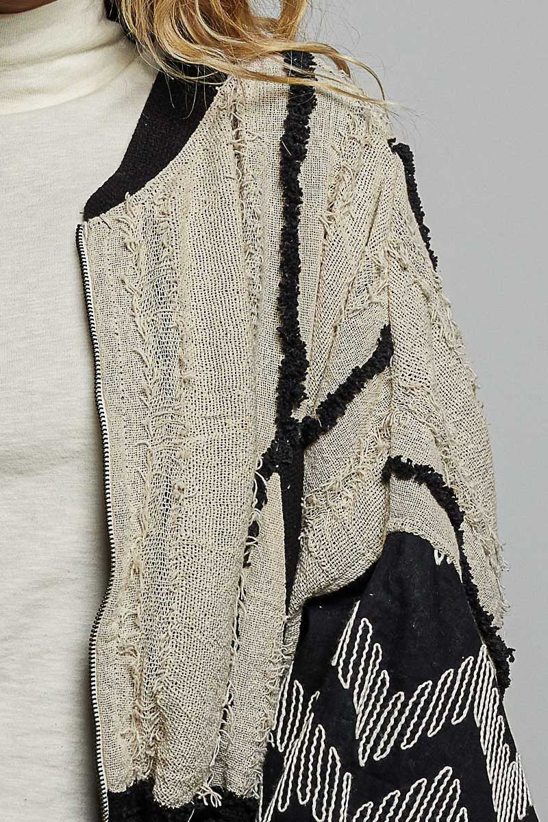 The Nomad Oversized Textured Jacket - Westly