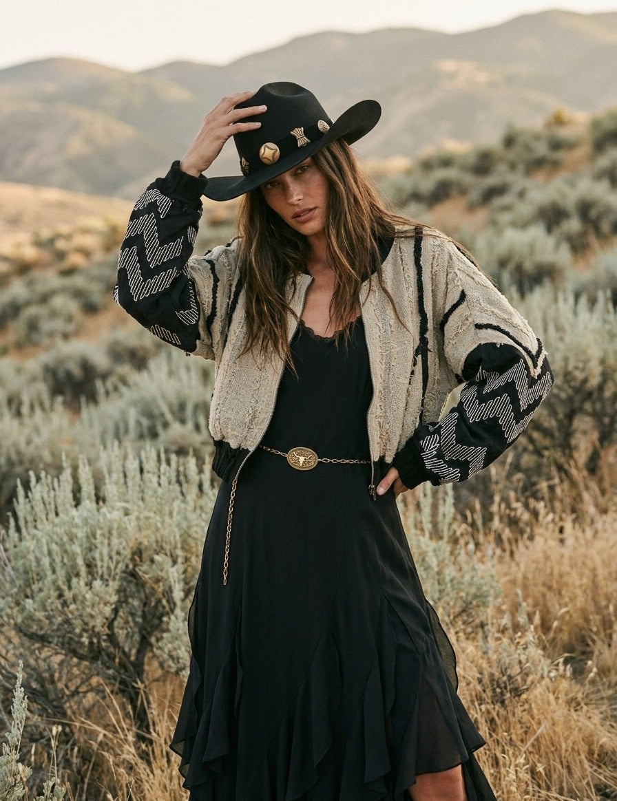 The Nomad Oversized Textured Jacket - Westly