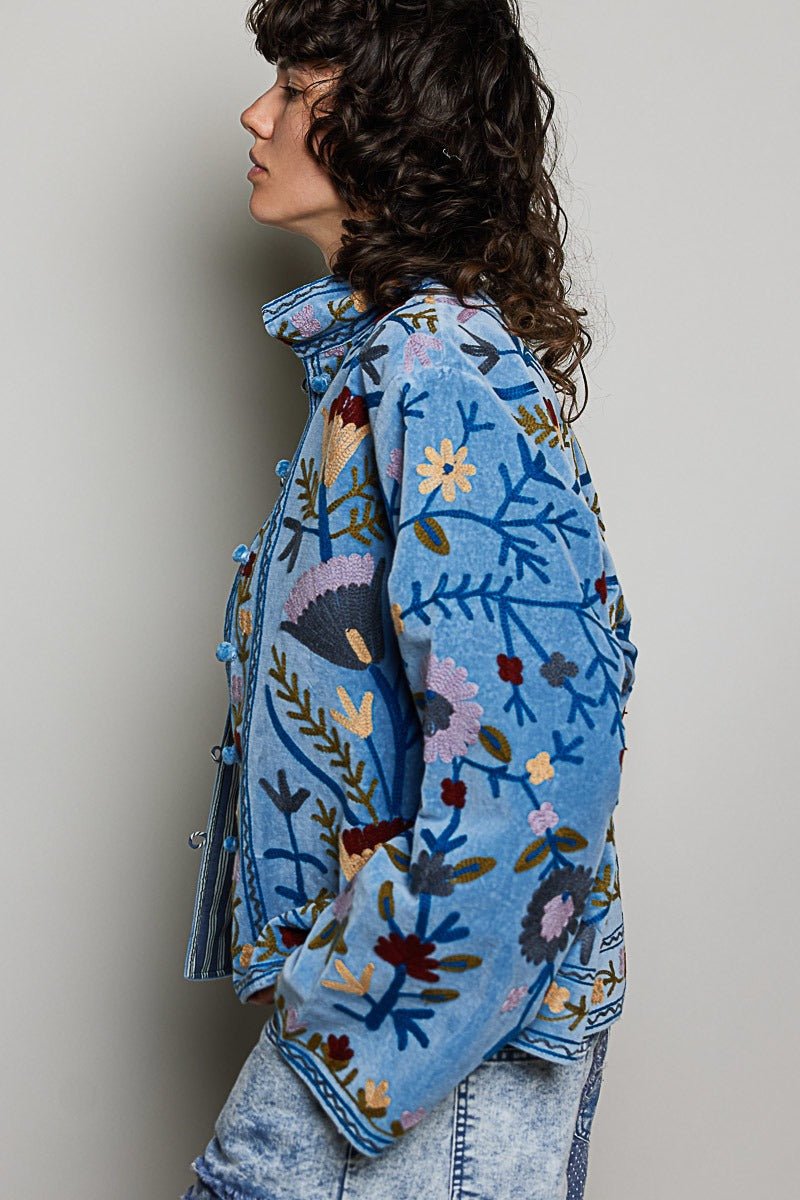 The Poet Textured Velvet Jacket - Westly