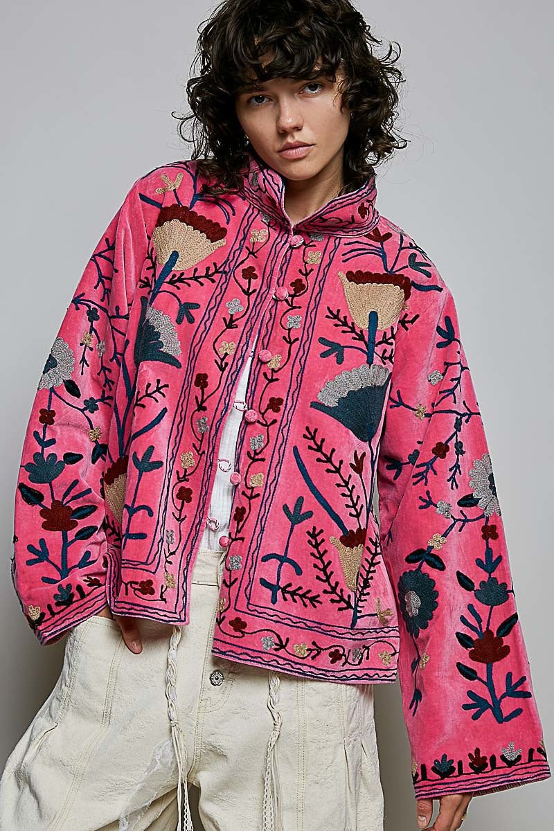 The Poet Textured Velvet Jacket - Westly