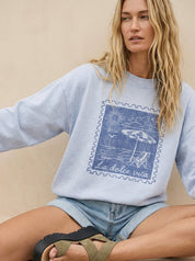 The Sweet Life Mineral Wash Sweatshirt - Westly