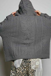 Three Wishes Hooded V-Neck Sweater - Westly