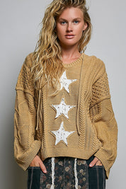 Three Wishes Hooded V-Neck Sweater - Westly