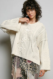 Three Wishes Hooded V-Neck Sweater - Westly