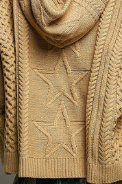 Three Wishes Hooded V-Neck Sweater - Westly