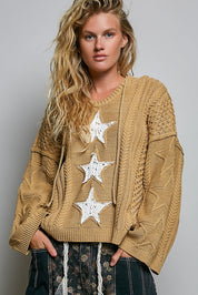 Three Wishes Hooded V-Neck Sweater - Westly