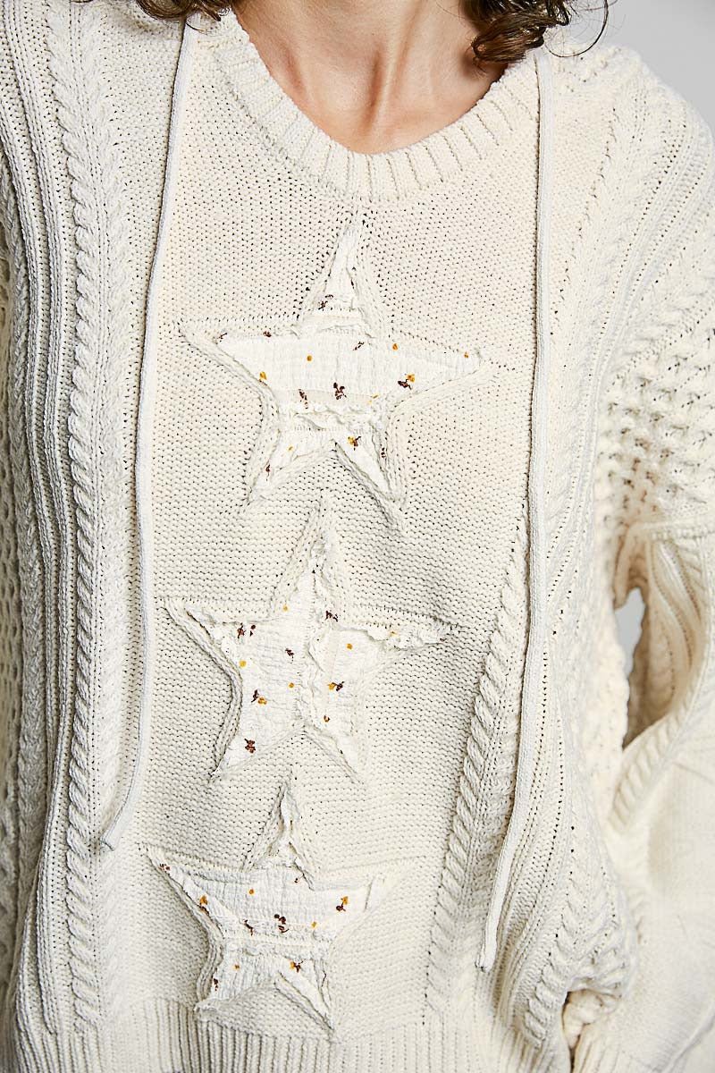 Three Wishes Hooded V-Neck Sweater - Westly