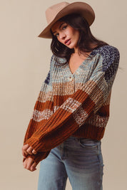 Tidal Rhythm Textured Stripe Cardigan - Westly