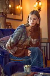 Tidal Rhythm Textured Stripe Cardigan - Westly
