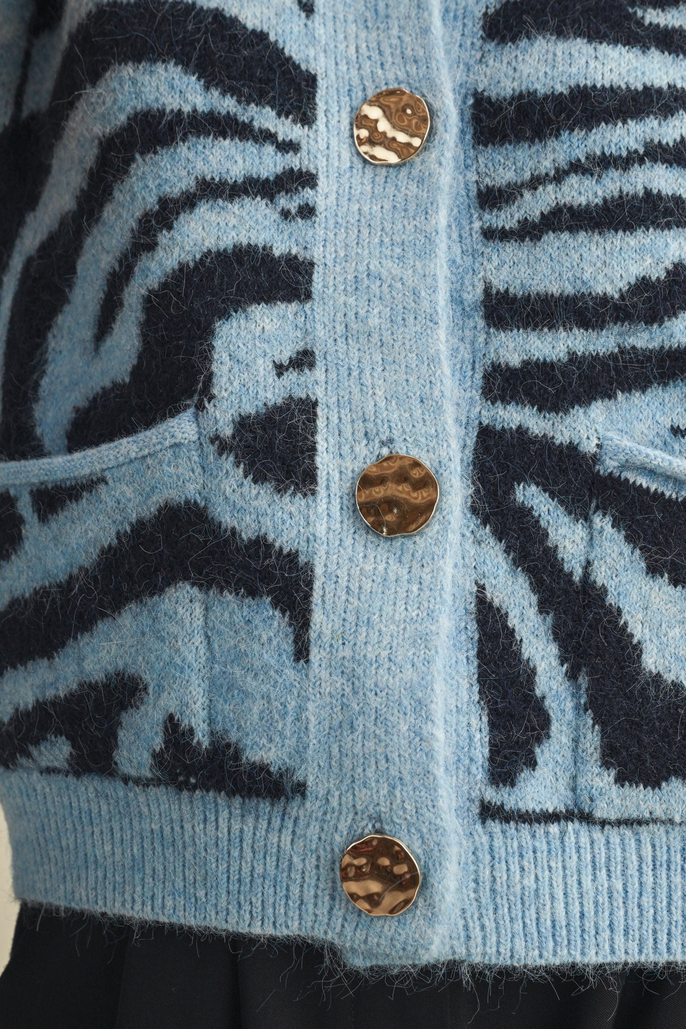 Tiger Lily Button Front Sweater Vest - Westly