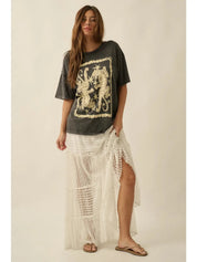 Tigers and Stars Vintage - Wash Oversized Graphic Tee - Westly