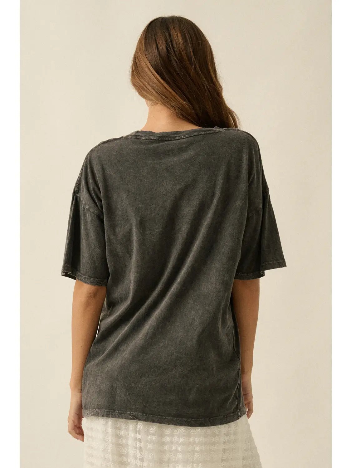 Tigers and Stars Vintage - Wash Oversized Graphic Tee - Westly