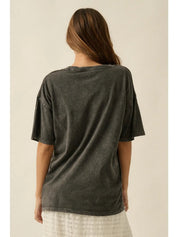 Tigers and Stars Vintage - Wash Oversized Graphic Tee - Westly