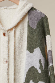 Timberline Camo Knit Button-Front Cardigan - Westly