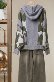 Timberline Camo Knit Button-Front Cardigan - Westly