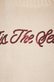 Tis the Season Sequin Knit Sweater - Westly