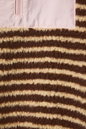 Trailhead Striped Fleece Jacket in Brown Taupe Stripe - product photo 11