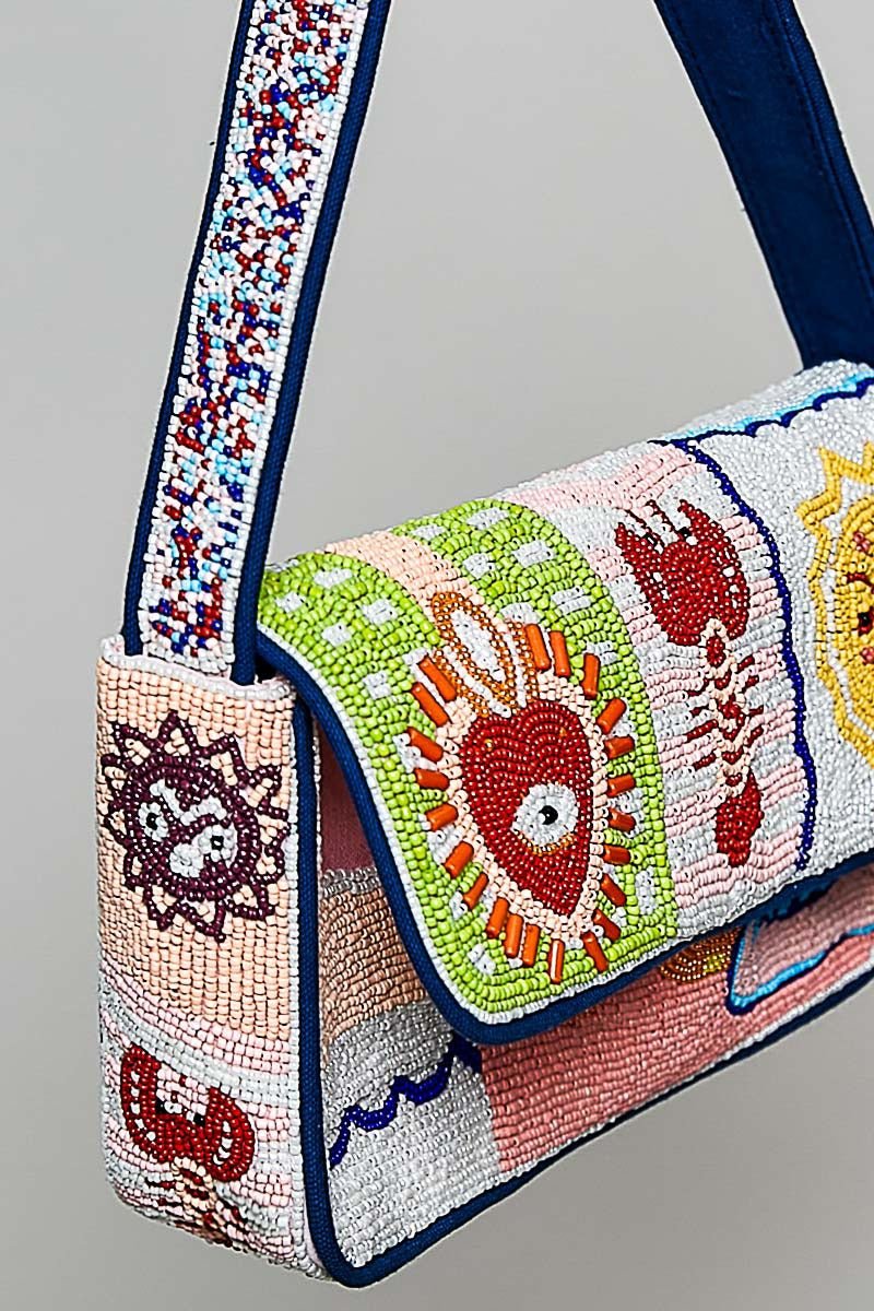 Treasure Chest Beaded Shoulder Bag - Westly