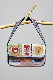 Treasure Chest Beaded Shoulder Bag - Westly