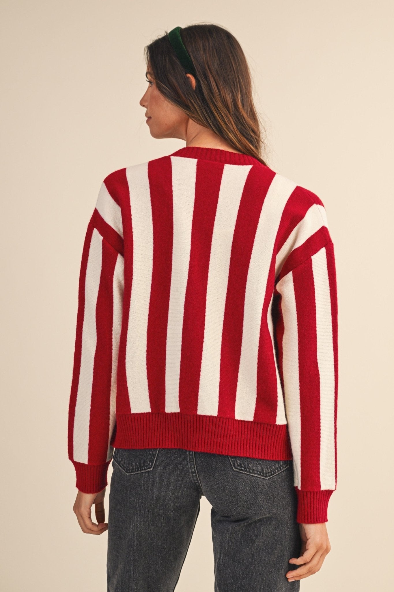 Tree Farm Pocket Stripe Cardigan - Westly