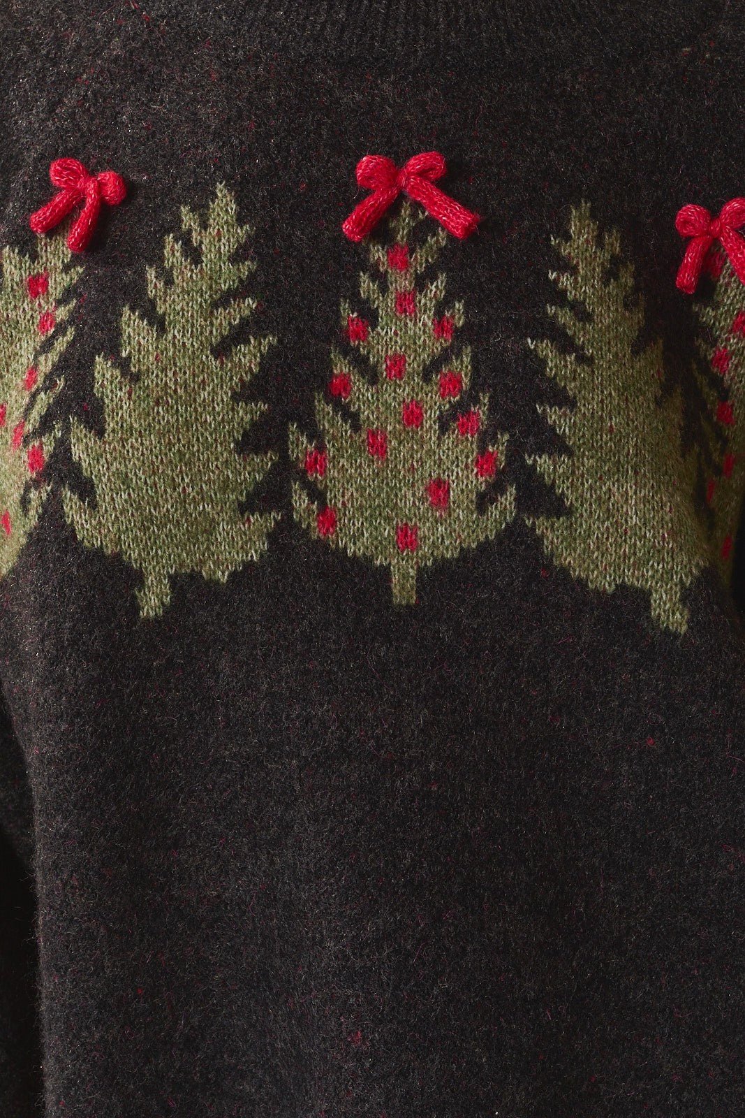 Treetops Ribbon Bow Sweater - Westly