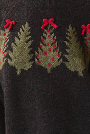 Treetops Ribbon Bow Sweater - Westly