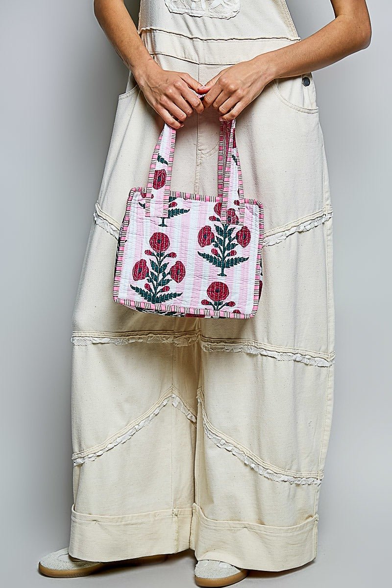 Trinket Quilted Mini Tote - Westly