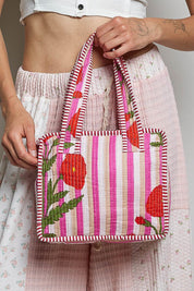 Trinket Quilted Mini Tote - Westly