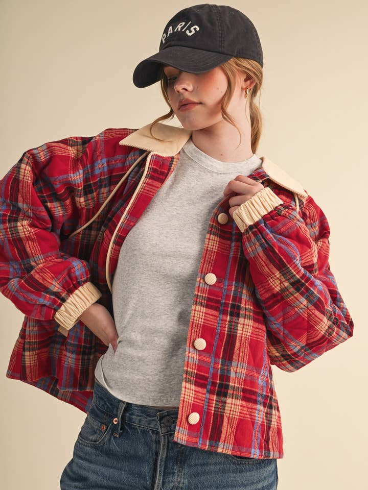 Truckee Plaid Quilted Jacket - Westly