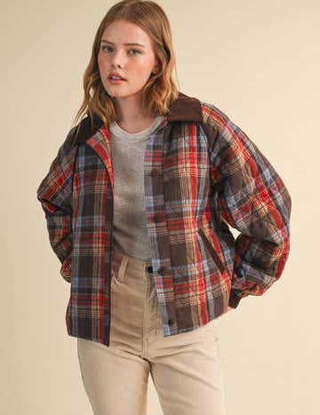 Truckee Plaid Quilted Jacket - Westly