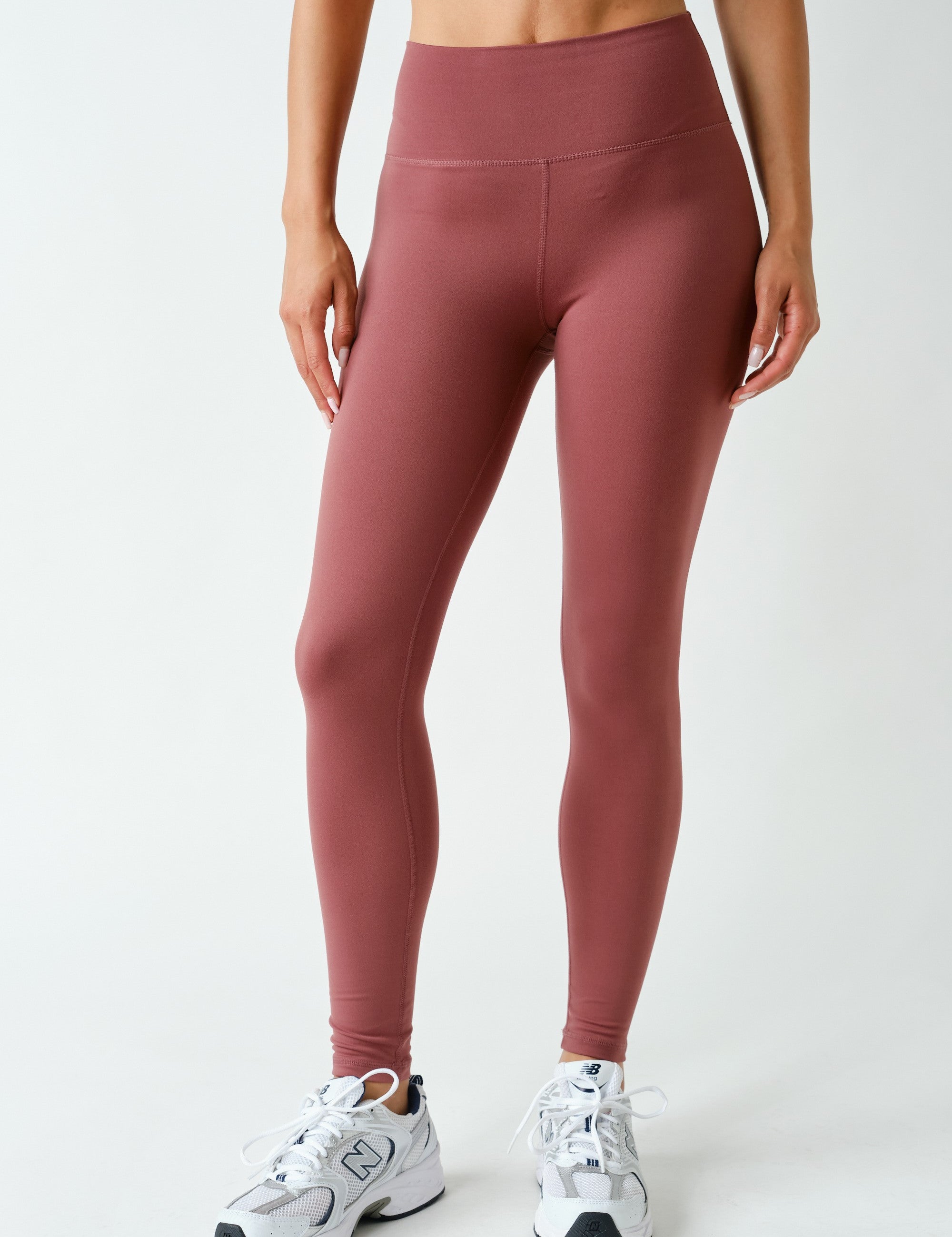 True Form Contour Seam Leggings in Rosewood, photo 1