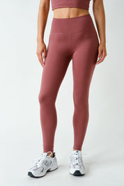 True Form Contour Seam Leggings in Rosewood, photo 1