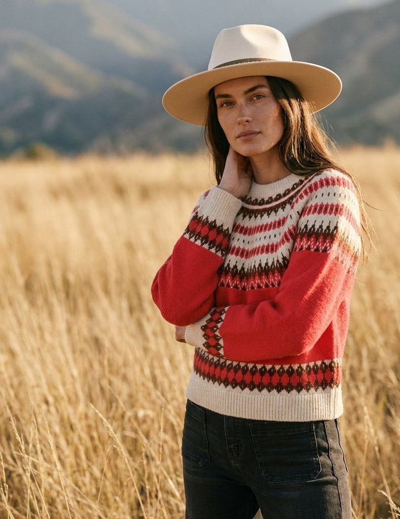 Tuolumne Fair Isle Crewneck Sweater - Westly