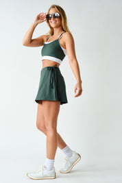 Twice Around Double Strap Sports Bra in Sycamore, photo 2