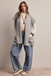 Under Wraps Scarf Knit Vest - Westly