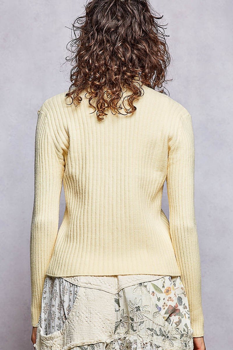 Understudy Mock-Neck Sweater Top - Westly