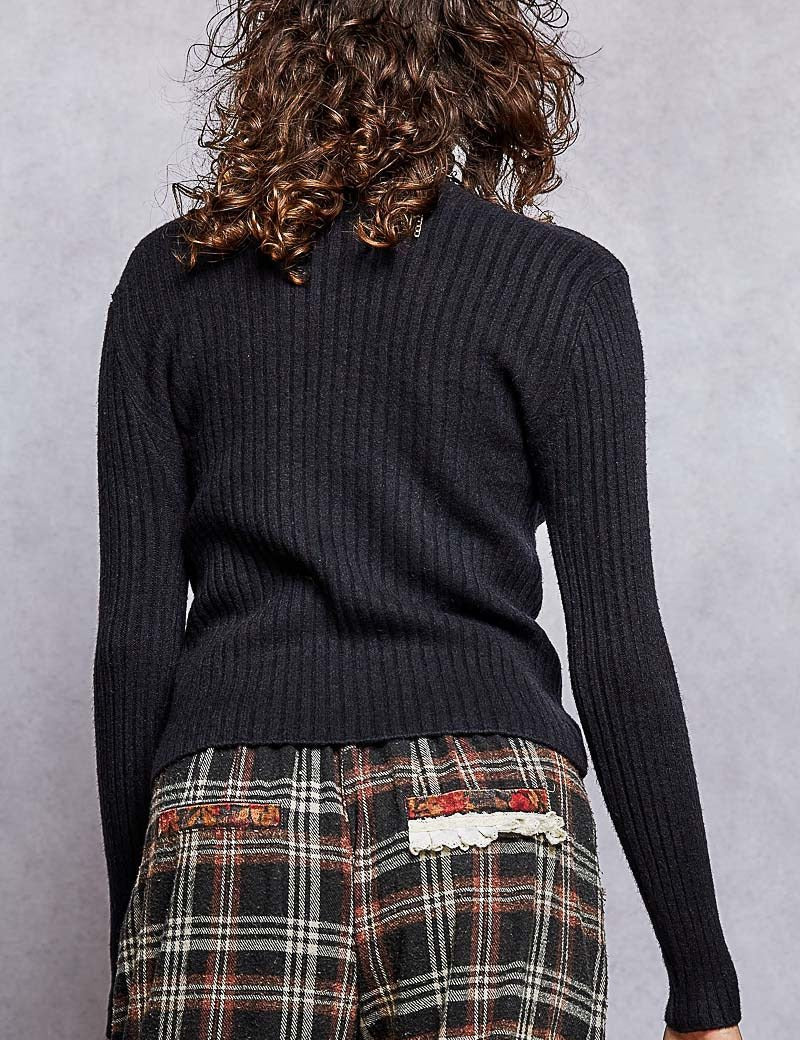 Understudy Mock-Neck Sweater Top - Westly