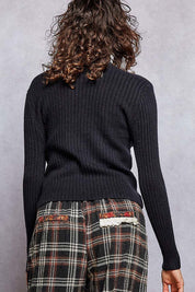Understudy Mock-Neck Sweater Top - Westly