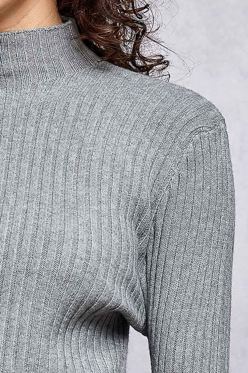 Understudy Mock-Neck Sweater Top - Westly