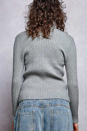 Understudy Mock-Neck Sweater Top - Westly