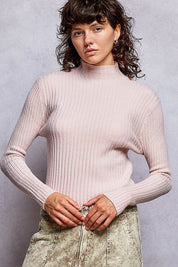 Understudy Mock-Neck Sweater Top - Westly