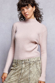 Understudy Mock-Neck Sweater Top - Westly