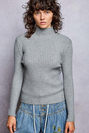Understudy Mock-Neck Sweater Top - Westly