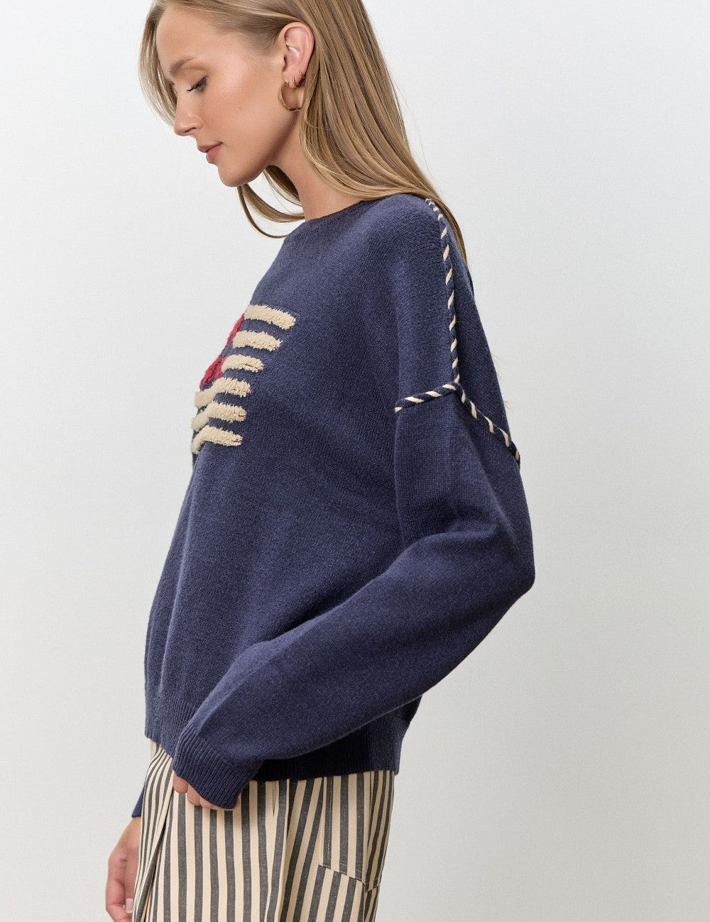 Union Hall Flag Knit Sweater - Westly