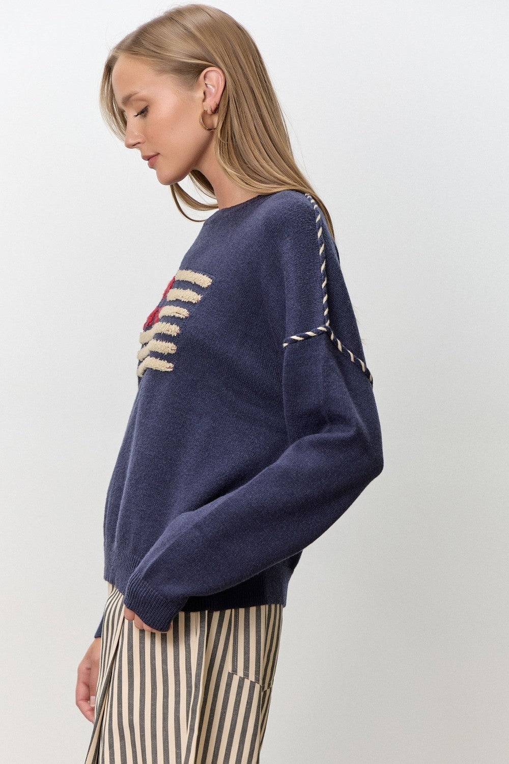 Union Hall Flag Knit Sweater - Westly
