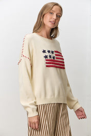 Union Hall Flag Knit Sweater - Westly
