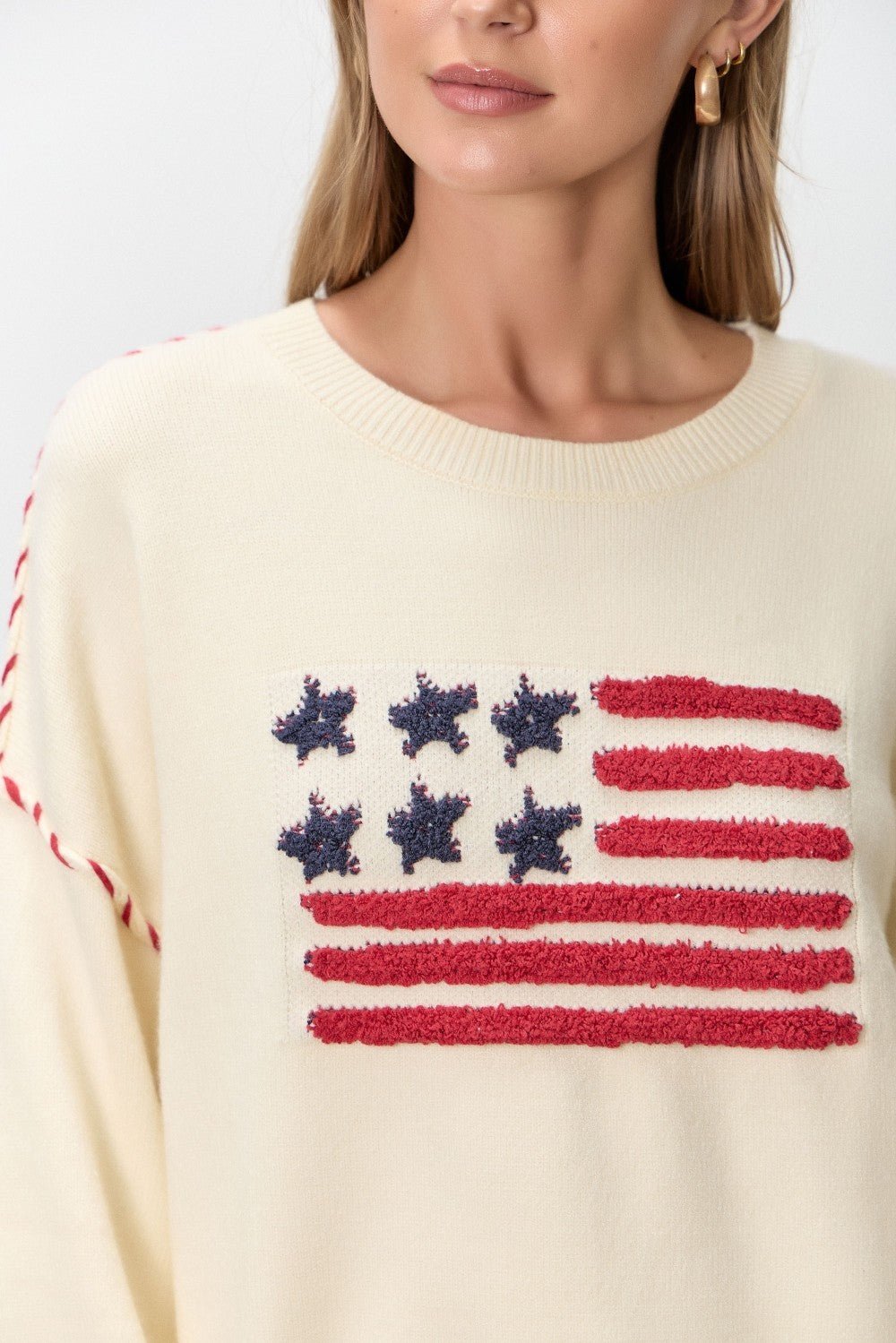 Union Hall Flag Knit Sweater - Westly