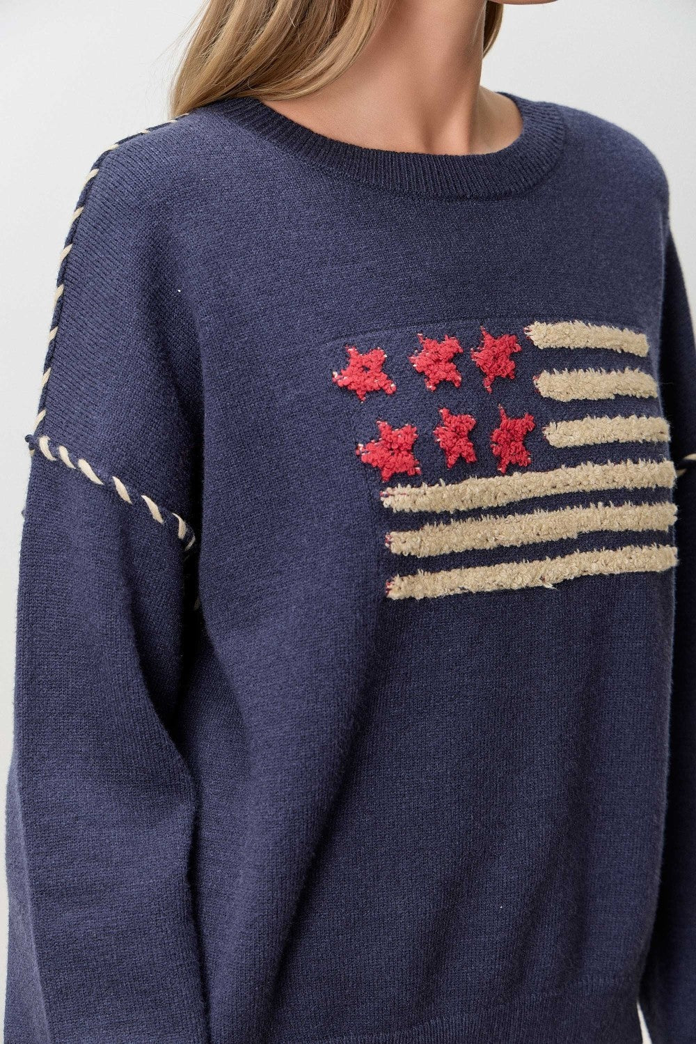 Union Hall Flag Knit Sweater - Westly