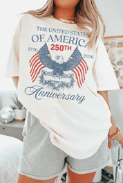 USA 250th Anniversary Oversized Graphic Tee - Westly